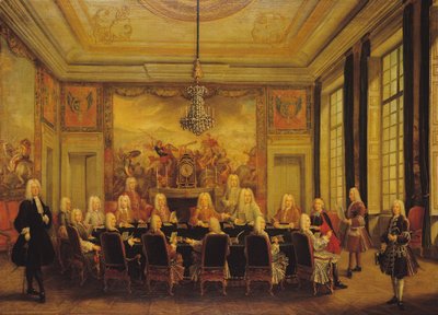 Louis XV Azınlığı için Naiplik Konseyi (1710-74) 16 Eylül 1715 by French School