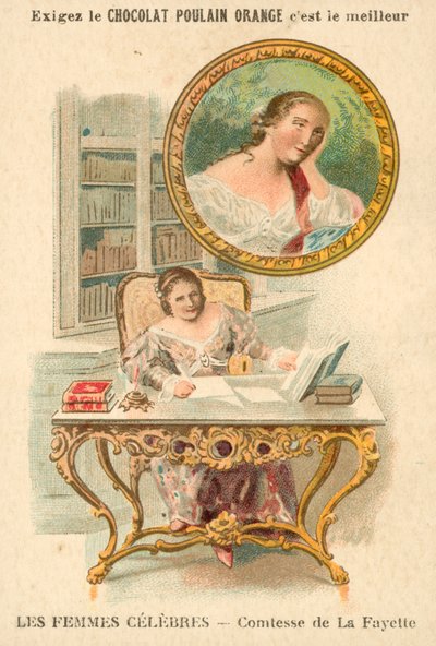 Kontes de La Fayette, Fransız yazar by French School