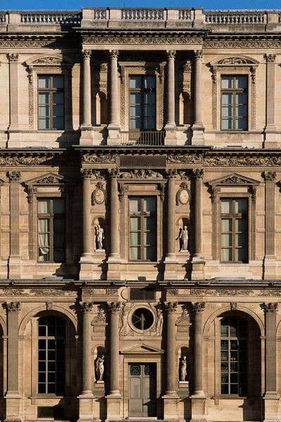 Cour Carree, Kuzey tarafı by French School