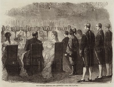İmparatoriçe Eugenie'nin Yeni Habeş Sayfası (gravür) by French School