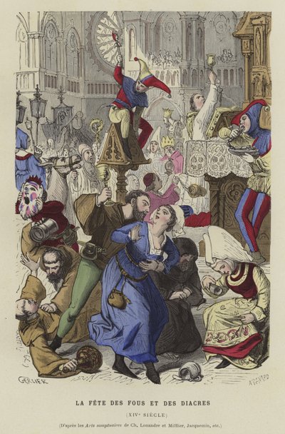 Aptallar ve Diyakozlar Bayramı, 14. Yüzyıl by French School