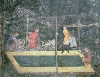 Balık Göleti, Geyik Odasından, 1343 by French School