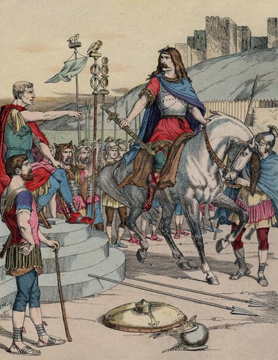Galyalı şef Vercingetorix (MÖ 72-46), MÖ 52