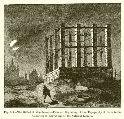 Montfaucon Gibbet by French School