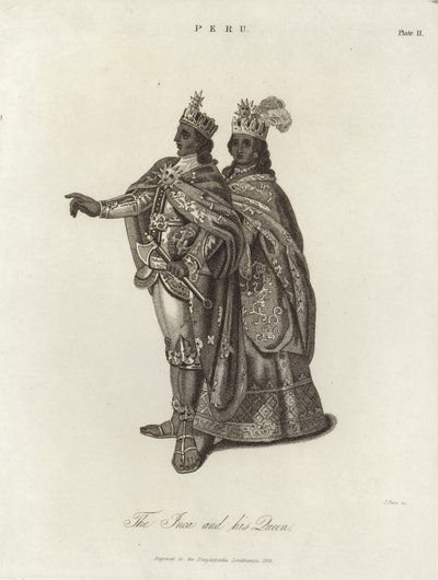 İnka ve Kraliçesi by French School