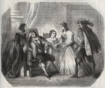 Fransa Kralı XIII. Louis (1601-1643), Avusturya Kraliçesi Anne (1601-1666) ile konuşurken migrene yakalanır. Henry de Kock