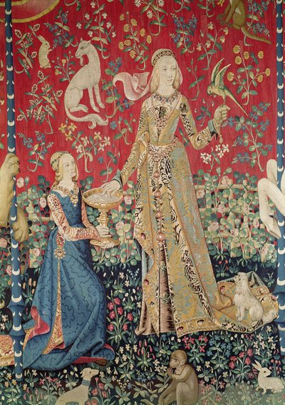 Lady ve Unicorn: "Tat" by French School