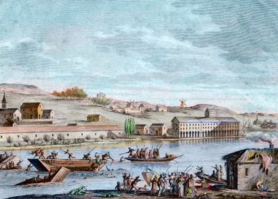 Nantes Boğuluyor, Terör Saltanatı, 1793 by French School