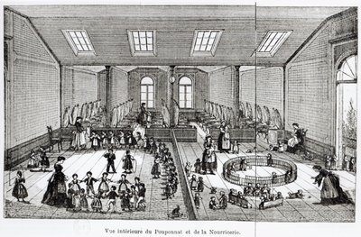 The Nursery in the Familistery of Guise, Jean-Baptiste Andre Godin (1817-88), Paris, 1871