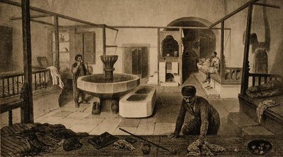 Tatar Hamamı Dinlenme Odası, pub. Auguste Bry tarafından by French School
