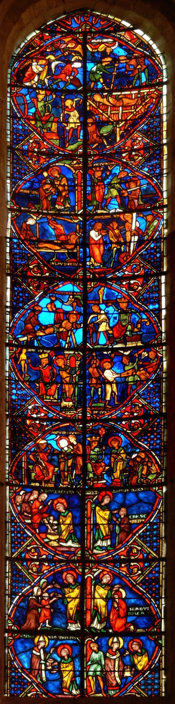 St. Laurence penceresi by French School