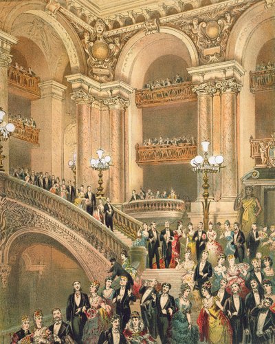 Operanın Merdiveni, 1875 dolayları by French School