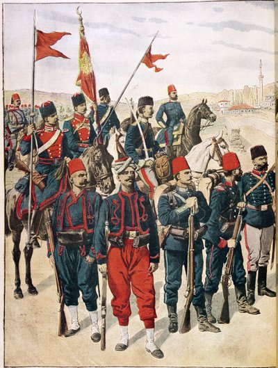 Balkan Savaşı Sırasında Türk Ordusu, 1912-13 by French School