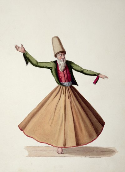 Turner, Osmanlı dönemi, 18. yüzyılın üçüncü çeyreği (kağıt üzerinde wc) by French School