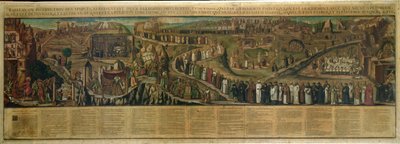 The Two Paths of Religion, Protestanlık ve Katoliklik arasındaki ayrımın tasviri (ayrıca bkz. 174605 ve 174606) by French School