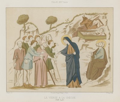 İsa çocuğu ile Meryem Ana by French School