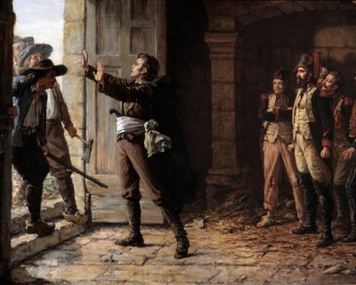 Vendee Savaşları: Askeri lider, “mavi” tutsakları (vendeens) 1793