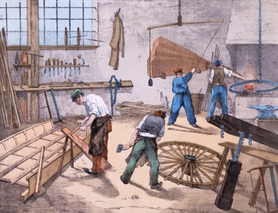 Wheelright, c.1860 by French School