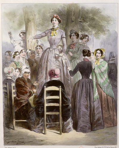 1848 Devrimi Sırasında Kadın Hükümeti by French School
