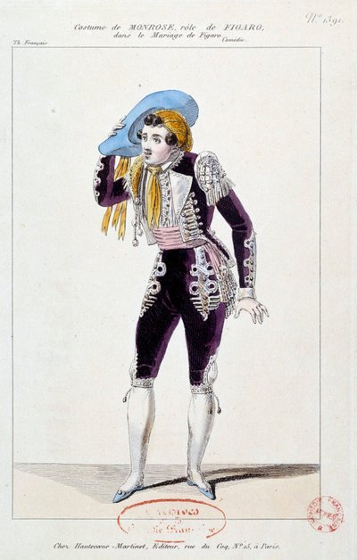 Aktör Claude Louis Seraphin Barizain (veya Barisain), Le mariage de Figaro