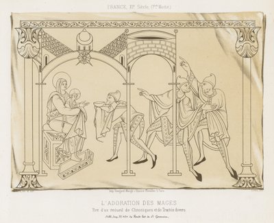Magi hayranlığı by French School