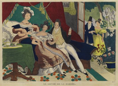 Gelin sabah kalkarken (renkli lito) by French School