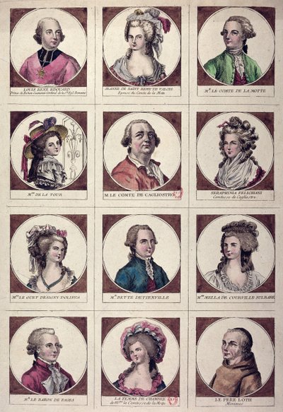 Collier de la Reine Affair of the Affair of the Collier de la Reine 17856