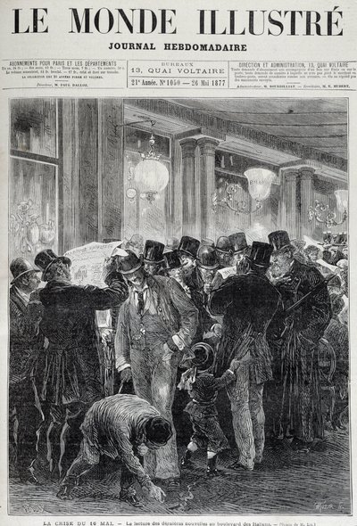 16 Mayıs krizi: gazete okumak - Mayıs 1877