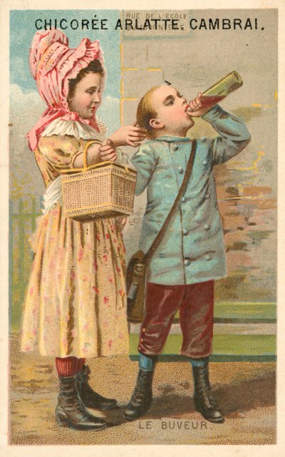 içici (chromolitho) by French School