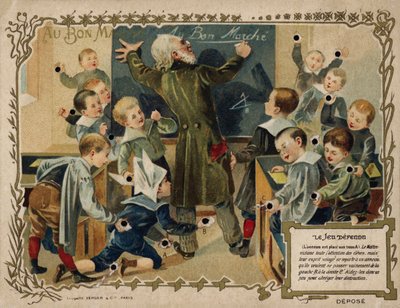 Yasak oyun (chromolitho) by French School