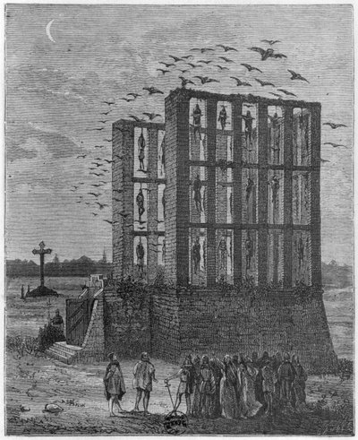 Montfaucon darağacı by French School