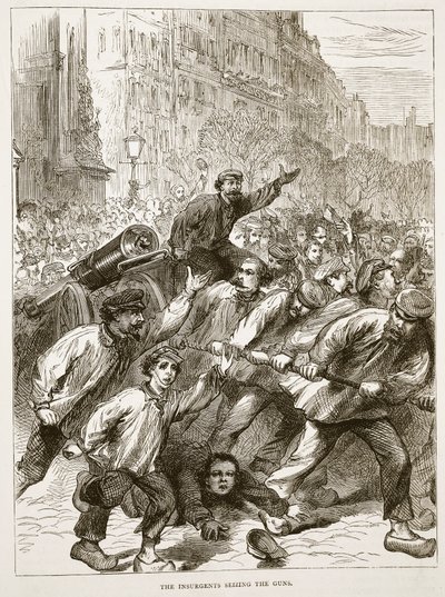 Silahları ele geçiren isyancılar, Mart 1871, Cassells