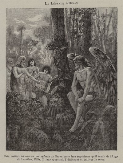 Hiram efsanesi (gravür) by French School