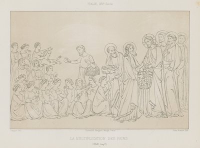 Ekmeklerin çoğaltılması by French School