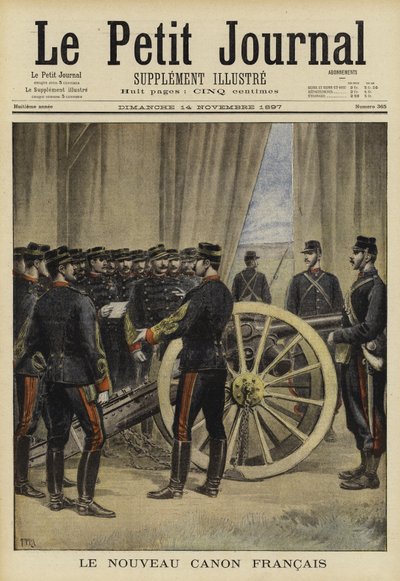 Yeni Fransız topu, 1897 by French School