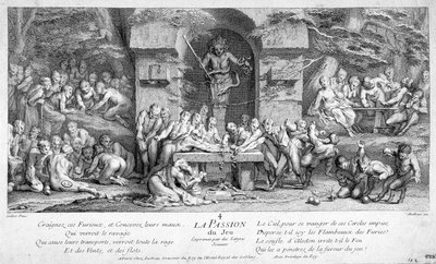 Satyres oyuncuları tarafından dile getirilen oyun tutkusu. by French School