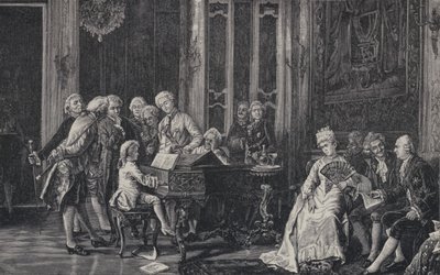 Yedi yaşındaki Wolfgang Amadeus Mozart, Londra