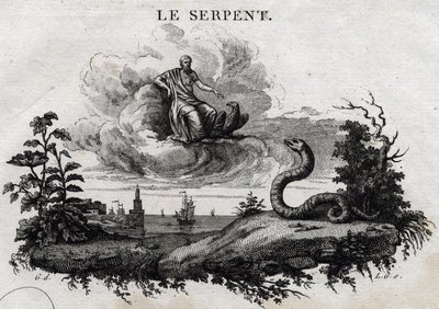 Yılan. Esope Masalı. (Yunan yazar Esopo veya Ecopus, MÖ 6. yy) Guillaume Montfort ve Gravees tarafından 1801
