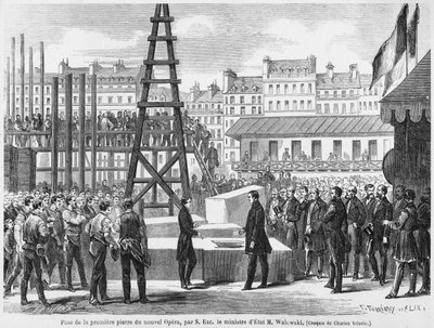 Devlet Bakanı Walewski, yeni Paris Operası