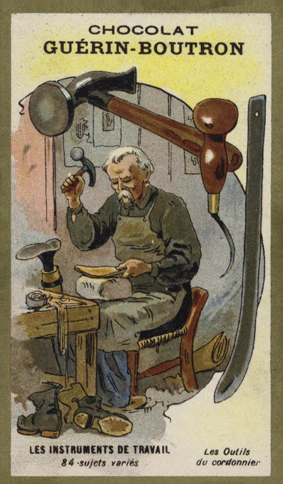 Ayakkabı tamircisinin araçları by French School