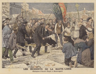Fransa, Haute-Loire bölümündeki sıkıntılar (renkli taş) by French School