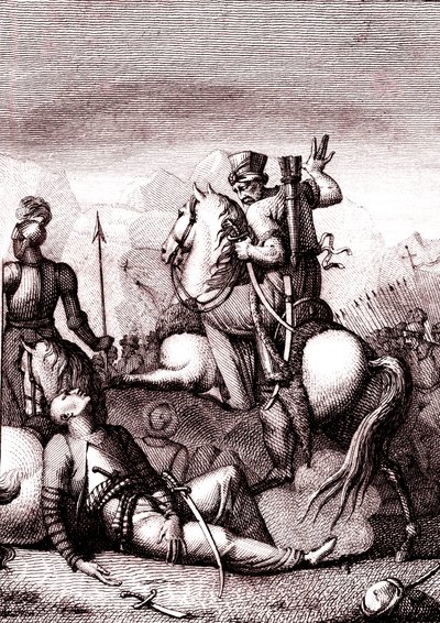 Torquato Tasso'nun "Kudüs Kurtarıldı" adlı eserinde Türk padişahı Süleyman by French School