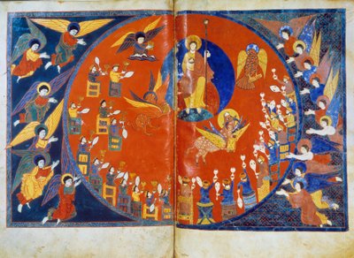 Aziz John Minyatürünün vizyonu, 775 yılında Liebanalı keşiş Beatus tarafından yazılan “Aziz Yuhanna