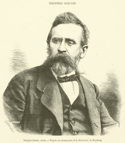 Theophile Schuler, artist (gravür) by French School