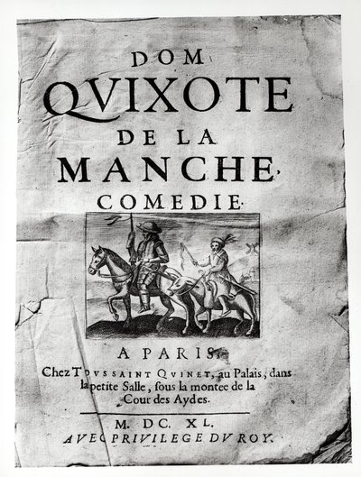 Guerin de Bouscal tarafından yazılan Dom Quixote de La Manche Comedie