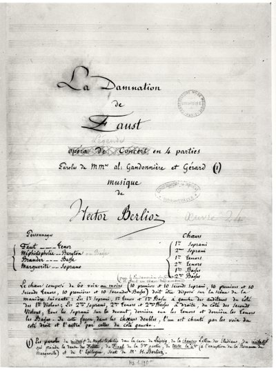 Hector Berlioz (1803-69) 1846 tarafından 