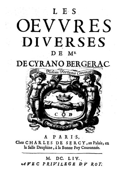 “Monsieur de Cyrano Bergerac