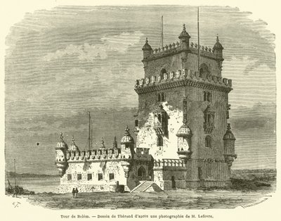 Tour de Belem (gravür) by French School