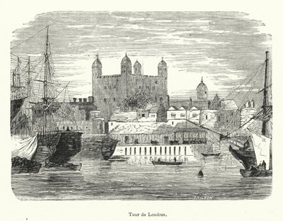 Londra Kulesi (gravür) by French School