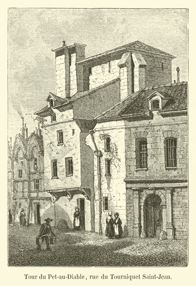 Tour de Pet-au-Diable, rue du Tourniquet Saint-Jean by French School